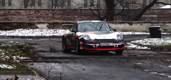 Jacek Sobczak Porsche 911 GT3, Tor Modlin Rally Show
