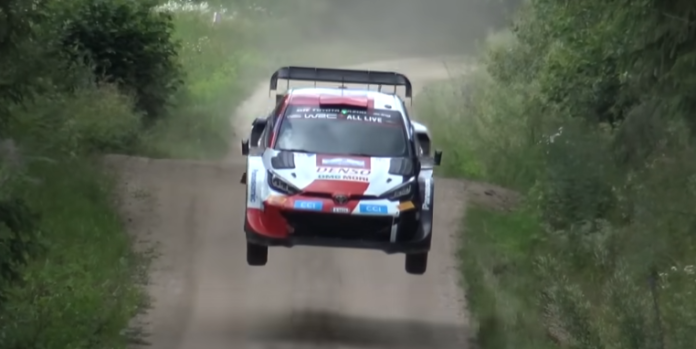 WRC Rajd Estonii 2022 - crash action video
