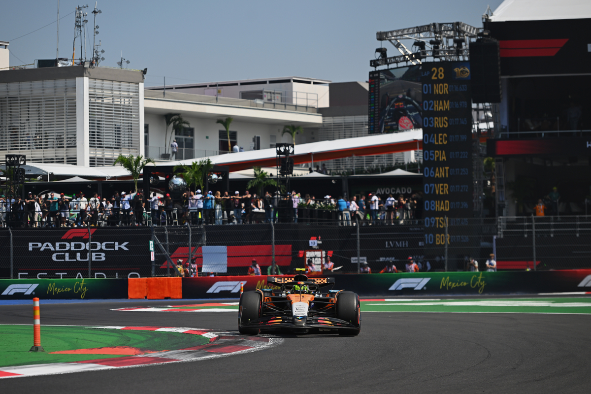 Norris pokonuje duet Ferrari w kwalifikacjach do GP Mexico City F1