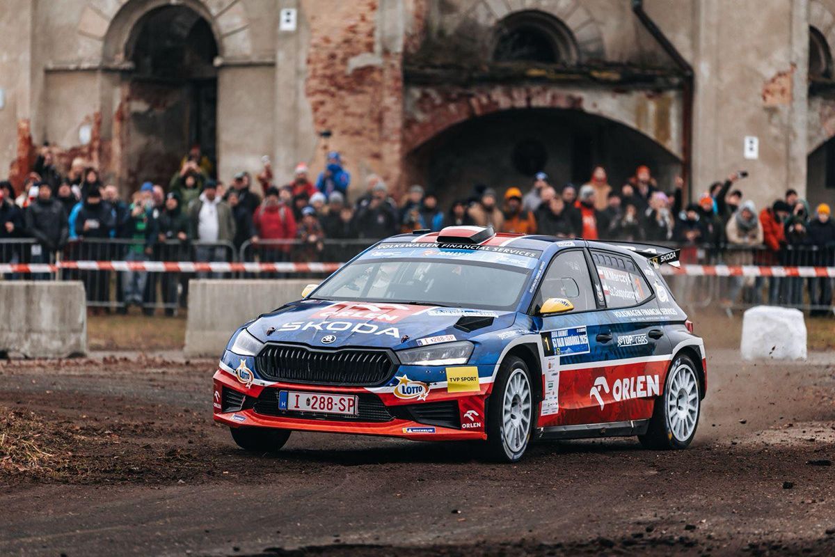 Marczyk i Gospodarczyk najszybsi po pierwszej pętli Rajdu Barbórka